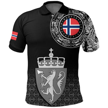 Viking Polo Shirt Norway Coat Of Arms RLT7