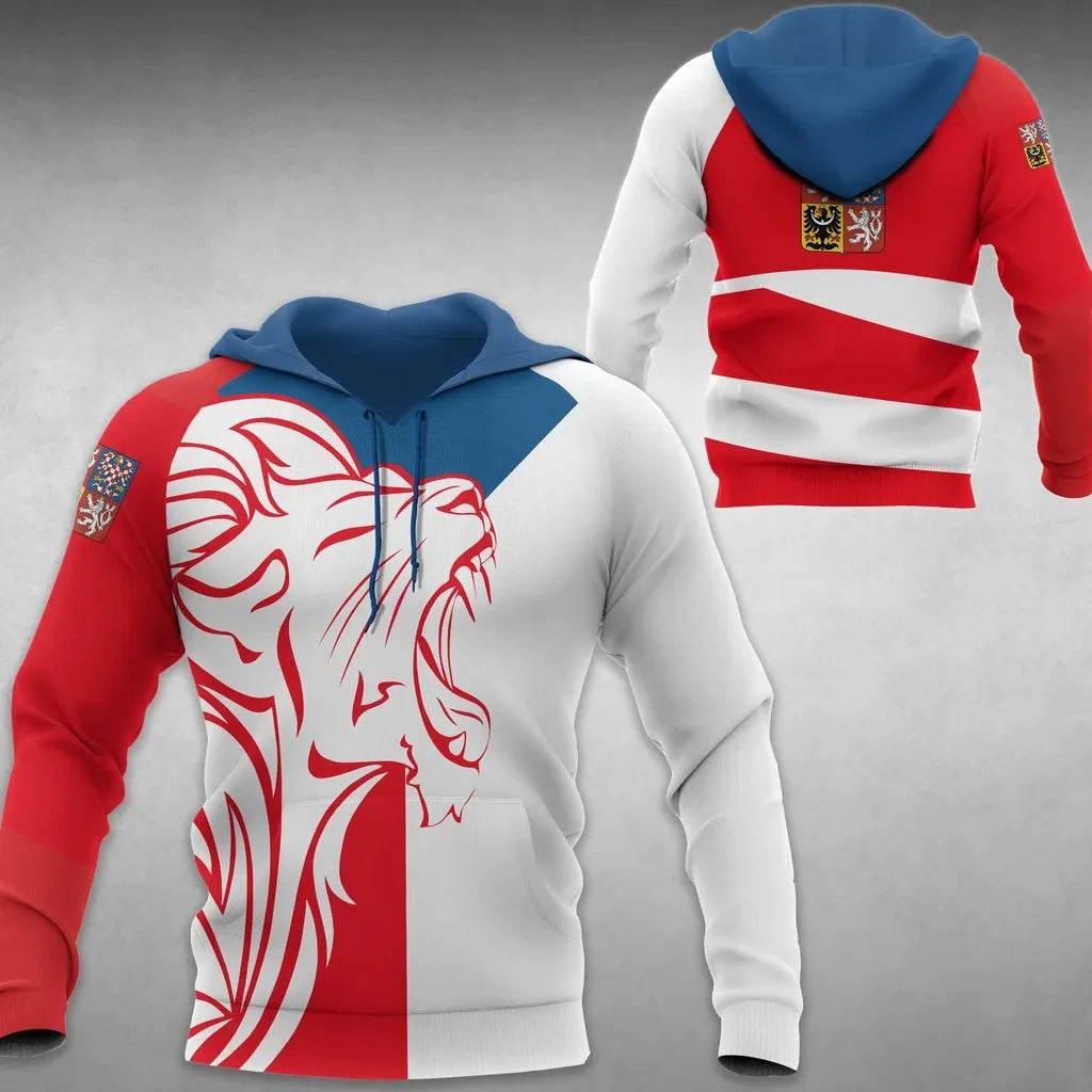 The Czech Republic Lion Hoodies RLT13
