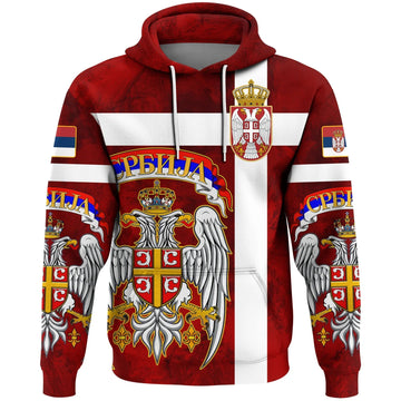 Serbia Hoodie Best Serbian Eagle Tattoo RLT7