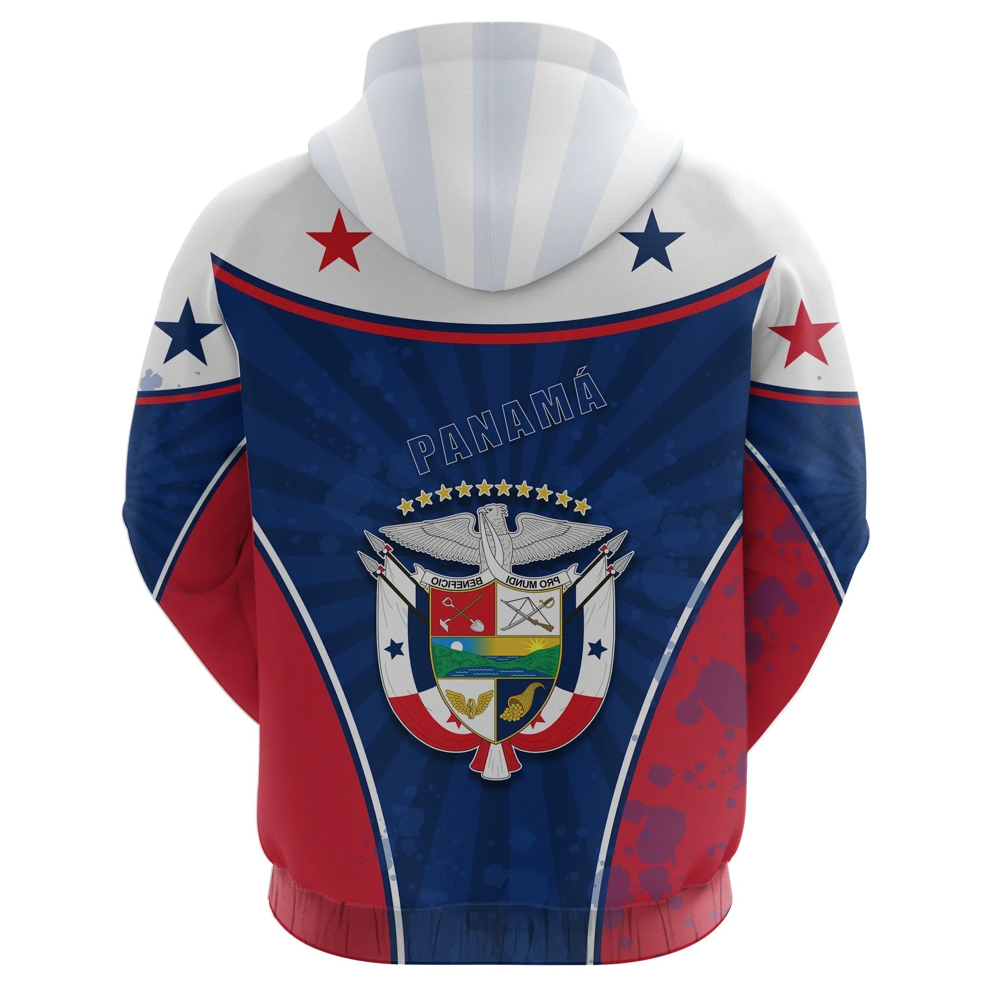 Panama Hoodie Circle Stripes Flag Version RLT13