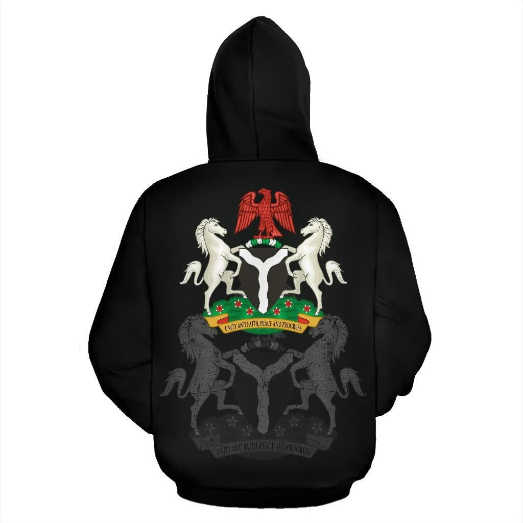 Nigeria Zipper Hoodie RLT8
