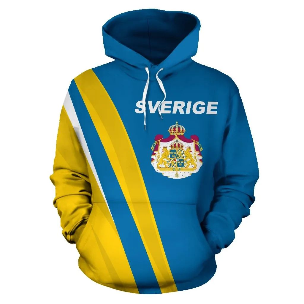 Sverige Sweden Hoodie RLT7