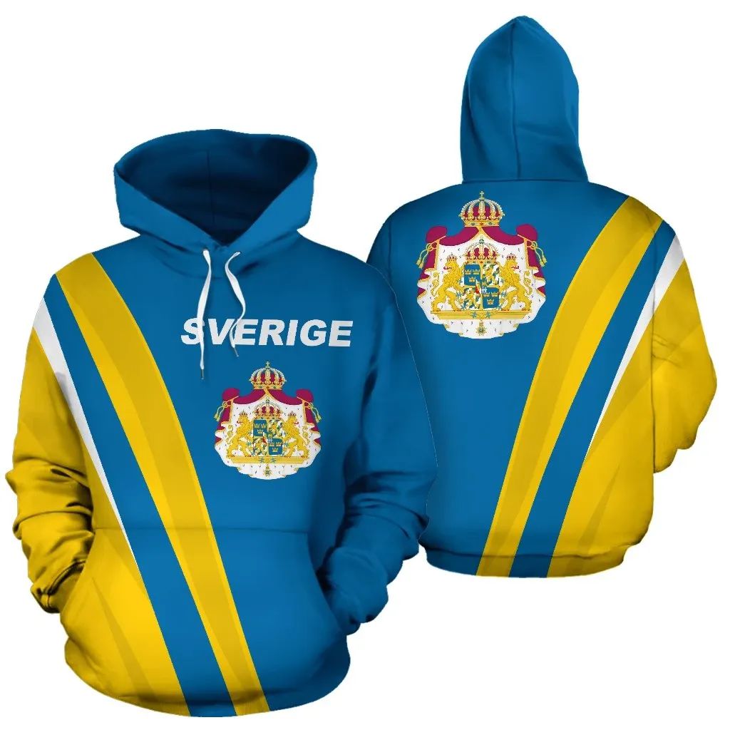 Sverige Sweden Hoodie RLT7