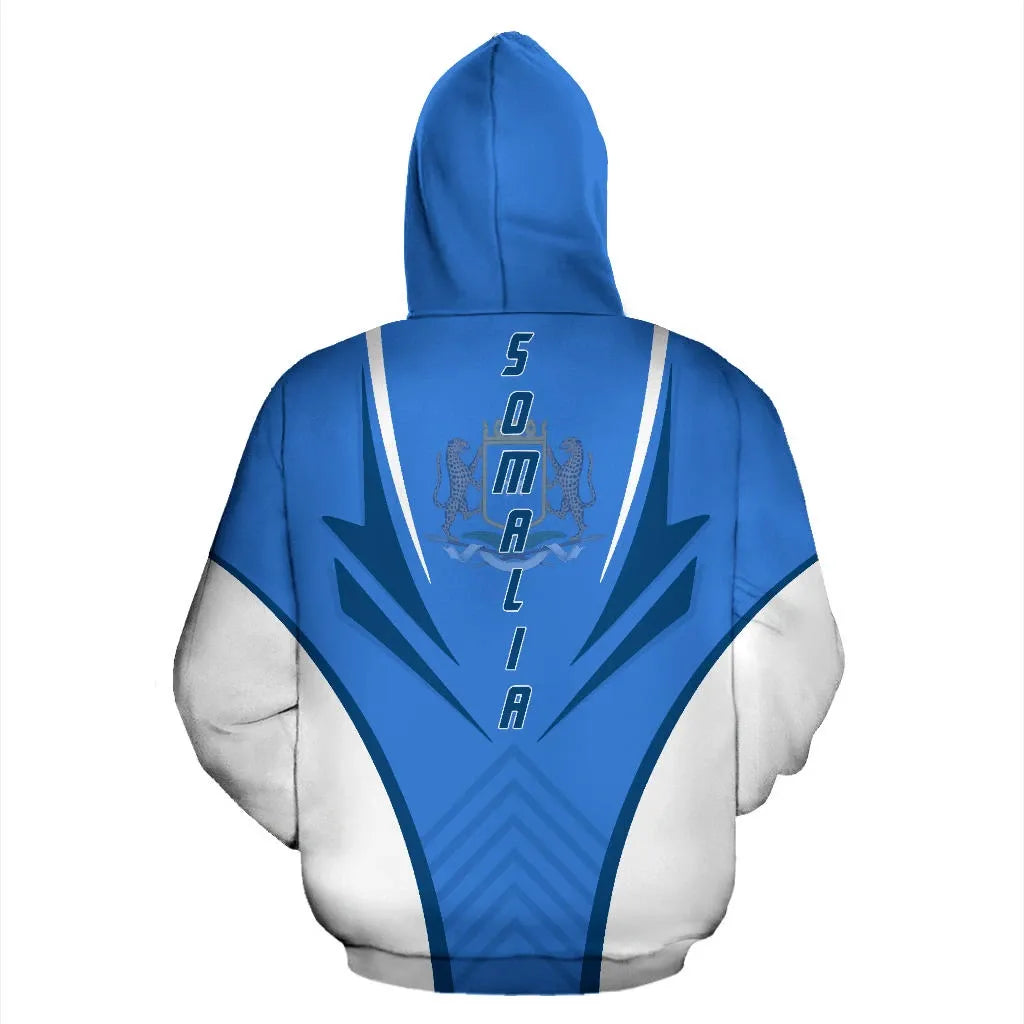 Somalia Hoodie Zip Coat Of Arms RLT8