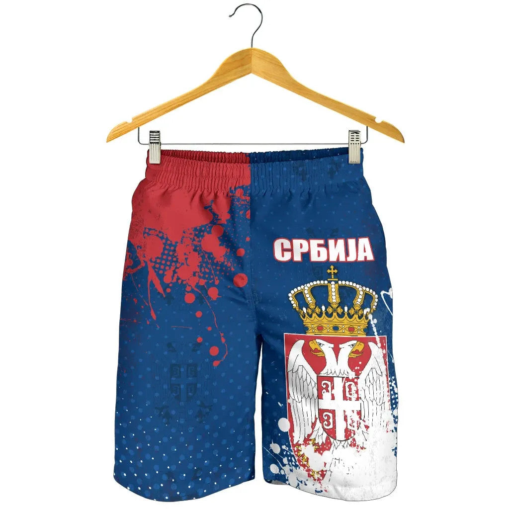 Serbia Men's Shorts The Great Serbia Serbian Language RLT7