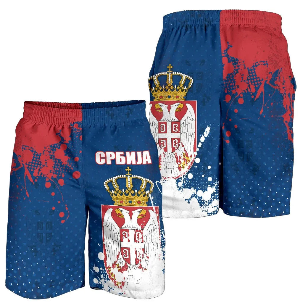 Serbia Men's Shorts The Great Serbia Serbian Language RLT7