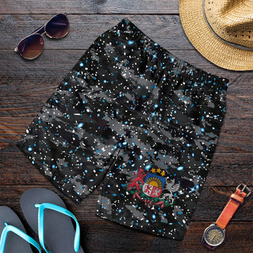 Latvia Space Camo Shorts RLT6