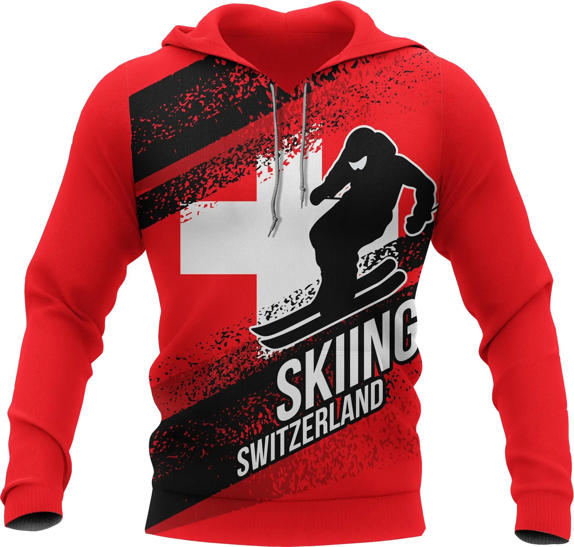 Switzerland Hoodie Switzerland Skiing RLT13