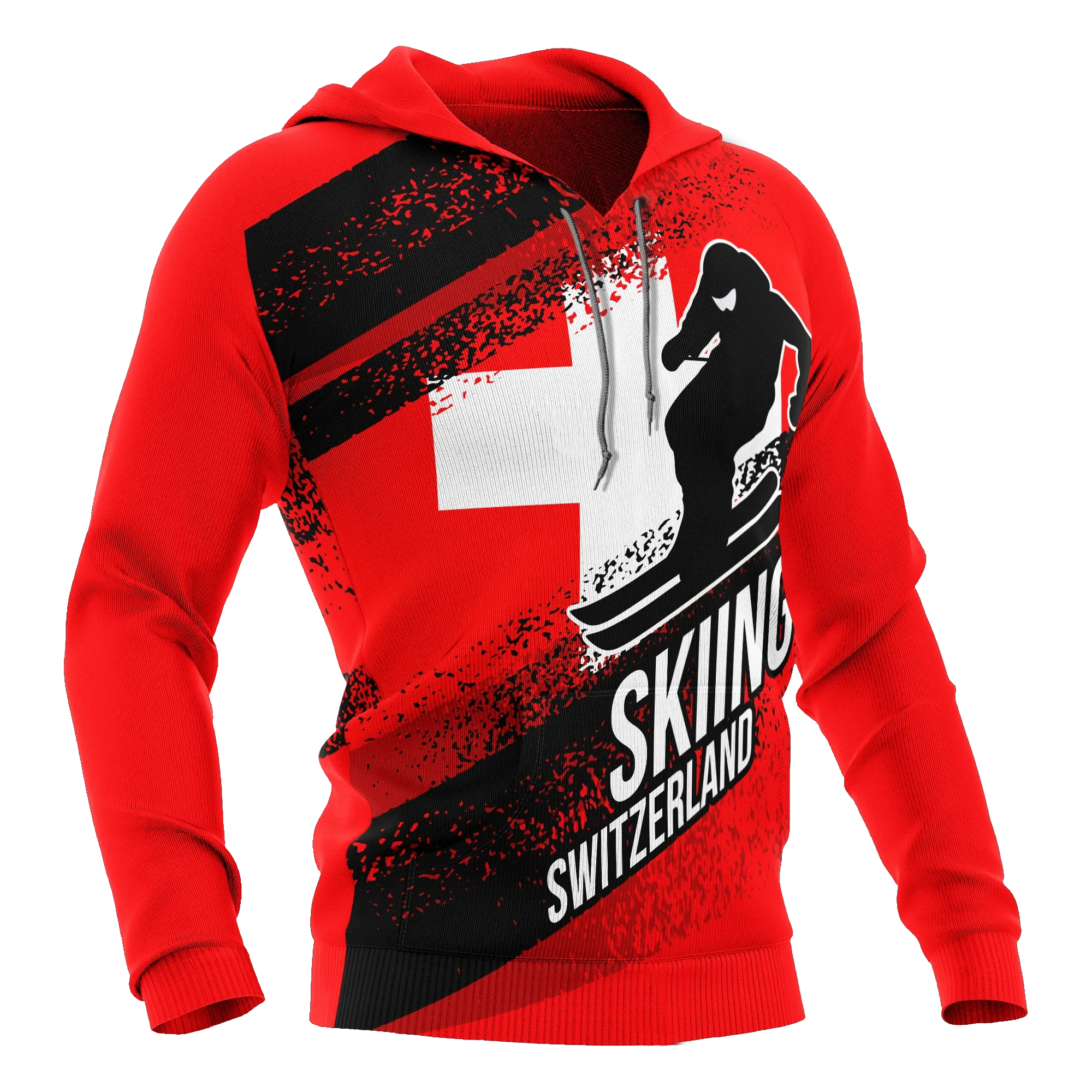 Switzerland Hoodie Switzerland Skiing RLT13