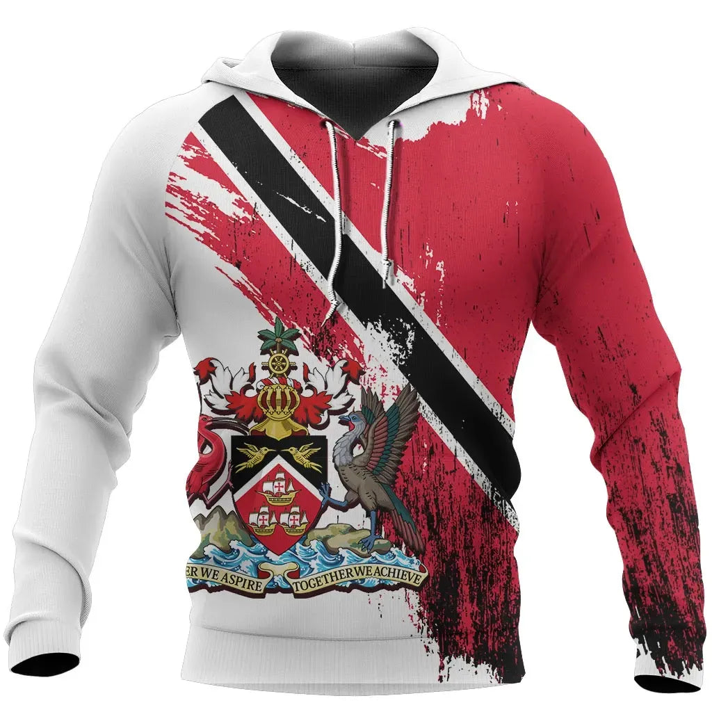 Trinidad and Tobago Hoodie Stains Style RLT6