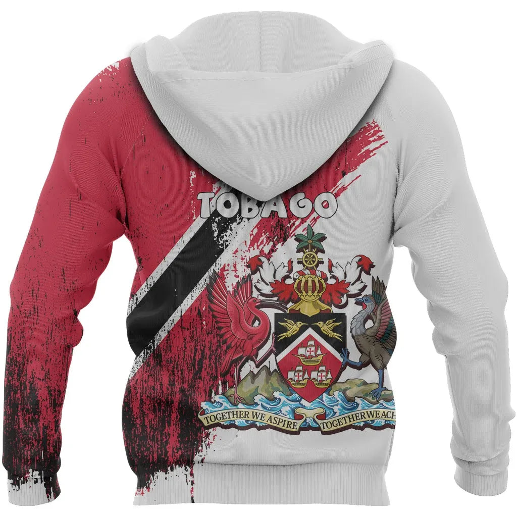 Trinidad and Tobago Hoodie Stains Style RLT6