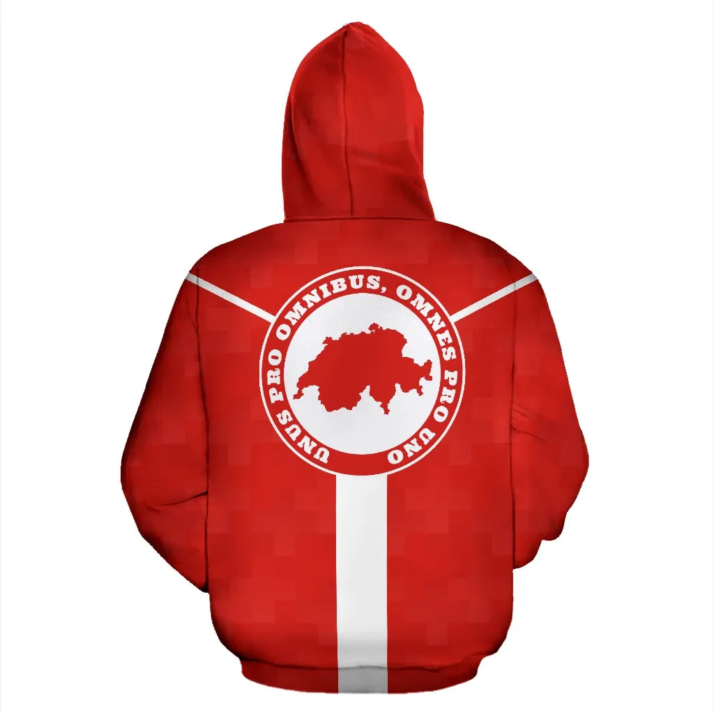 Switzerland Rising Pullover Hoodie RLT13