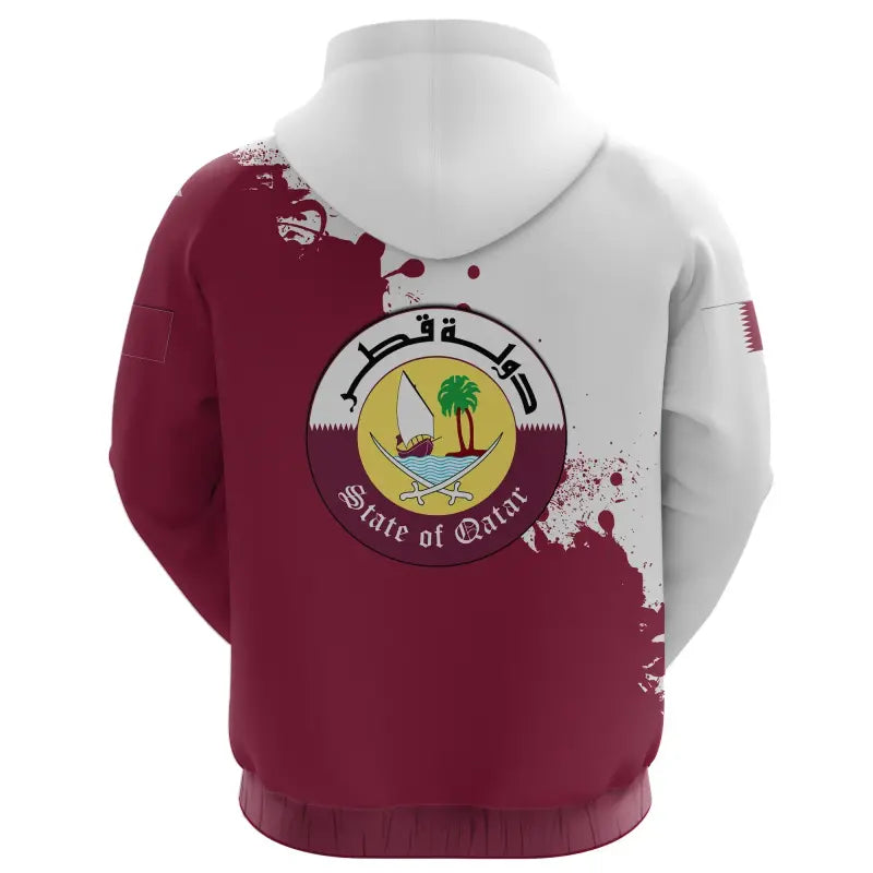 Qatar Zip Hoodie Smudge Version RLT12