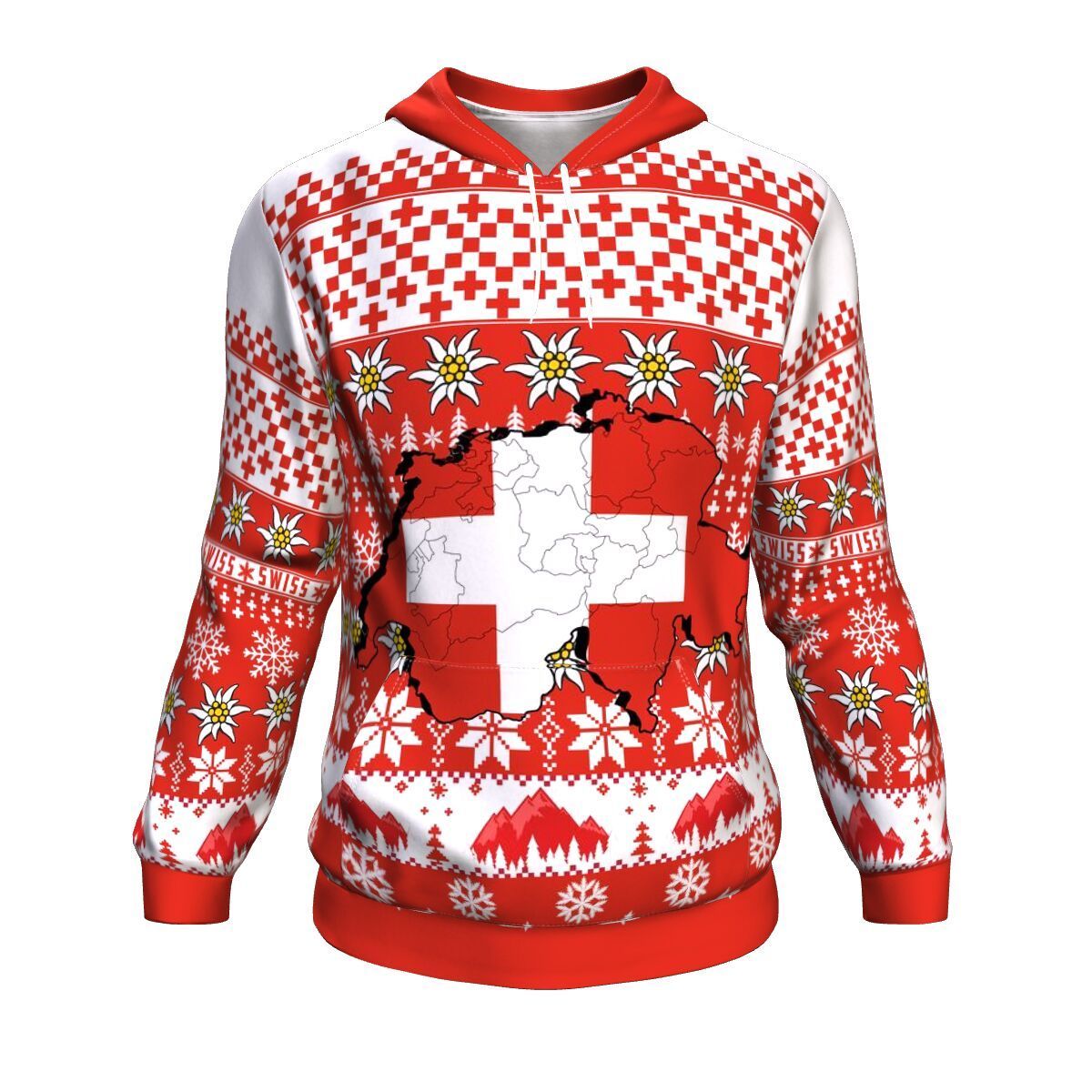 Switzerland Christmas Hoodie RLT13