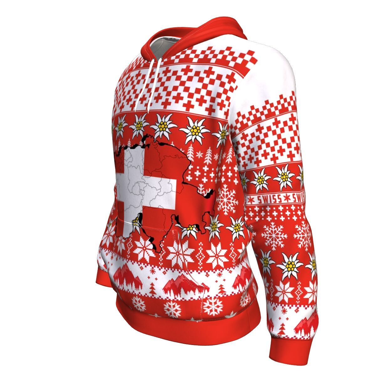 Switzerland Christmas Hoodie RLT13