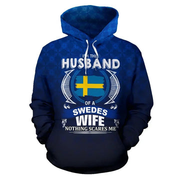 Sweden The Husband Of A Swedes Wife Hoodie RLT7