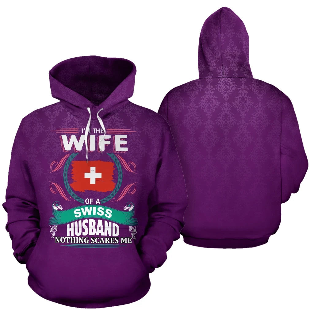 Switzerland The Wife Of A Swiss Husband Hoodie RLT13
