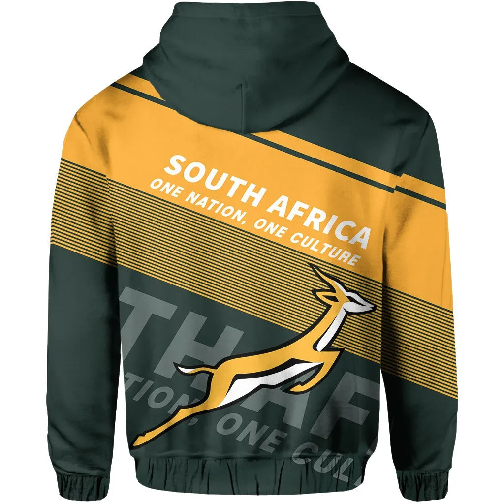 South Africa Hoodie Flag Motto Limited Style RLT8