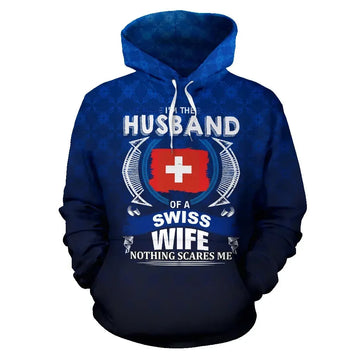 Switzerland The Husband Of A Swiss Wife Hoodie RLT13