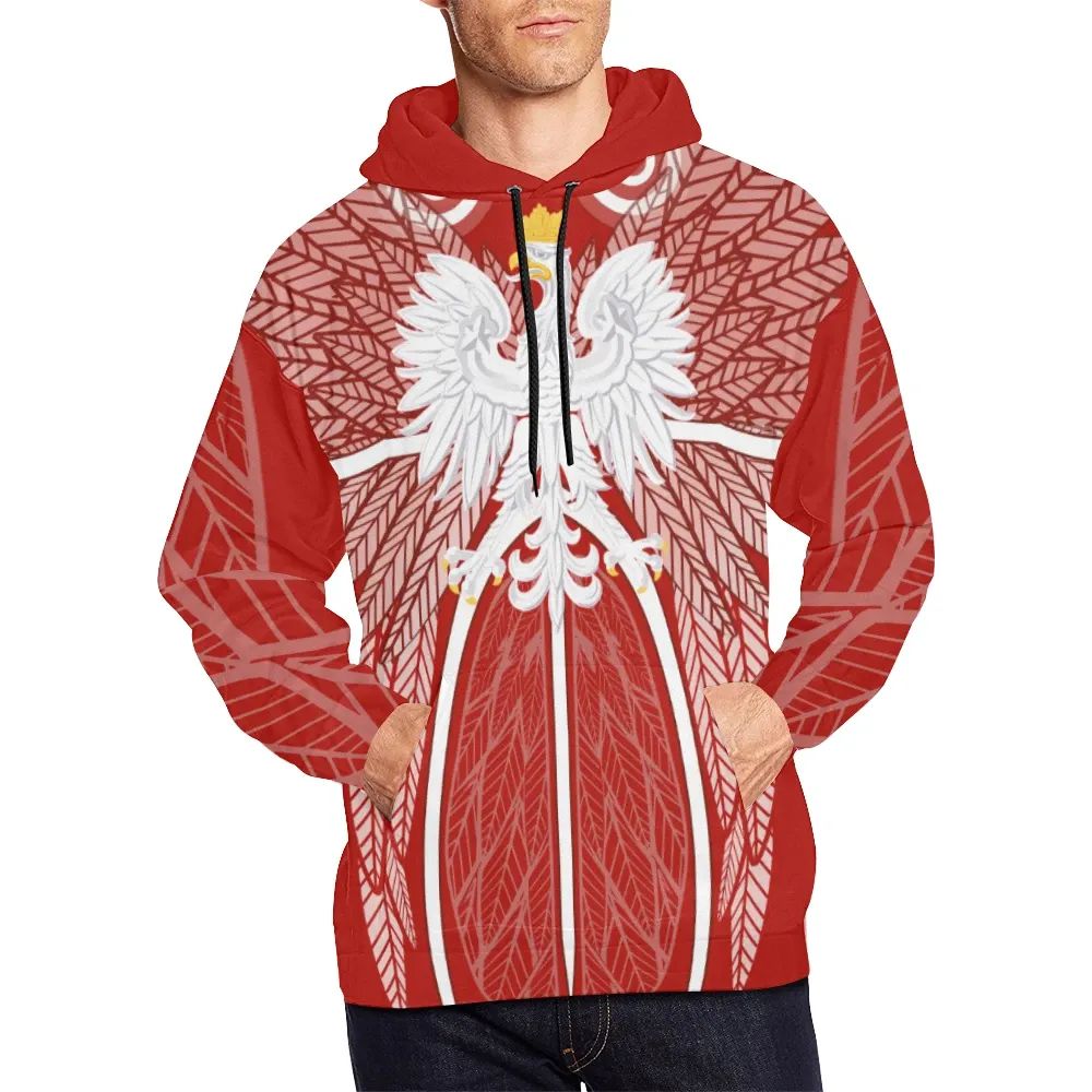 Poland Eagle Design Hoodie RLT7