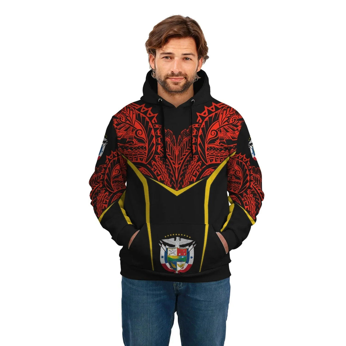 Panama Unisex Hoodie Tribal Style RLT13