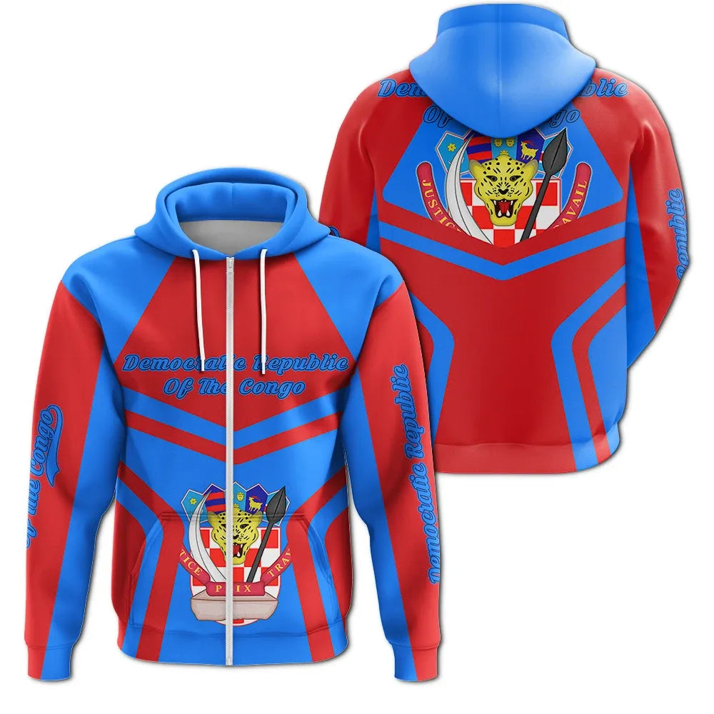 Democratic Republic Of The Congo Hoodie Coat Of Arms My Style RLT13