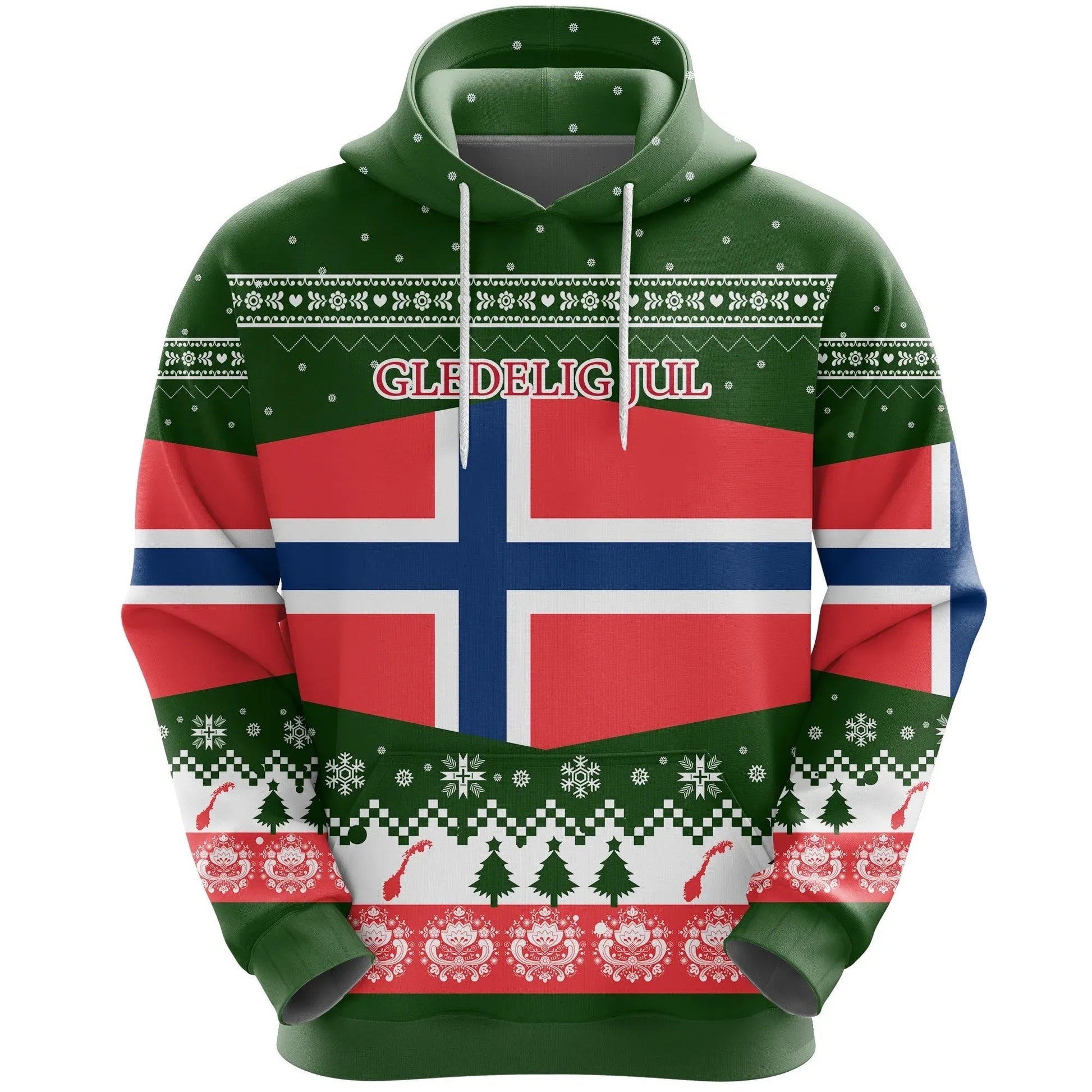 Norway Christmas Hoodie RLT7