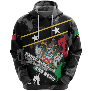 Saint Kitts and Nevis Hoodie Special Style With Stars RLT6