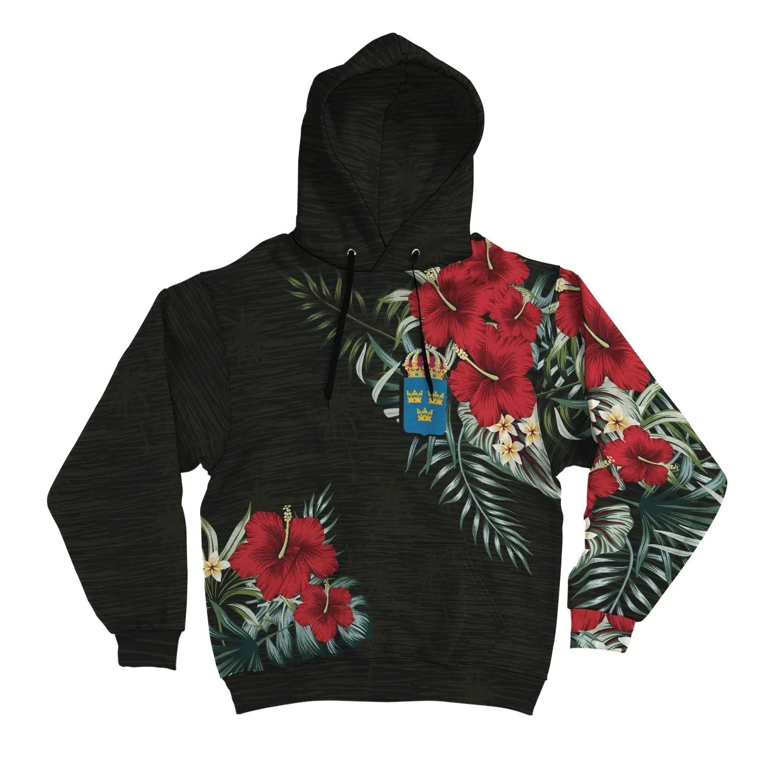 Sweden Hoodie Hibiscus RLT7
