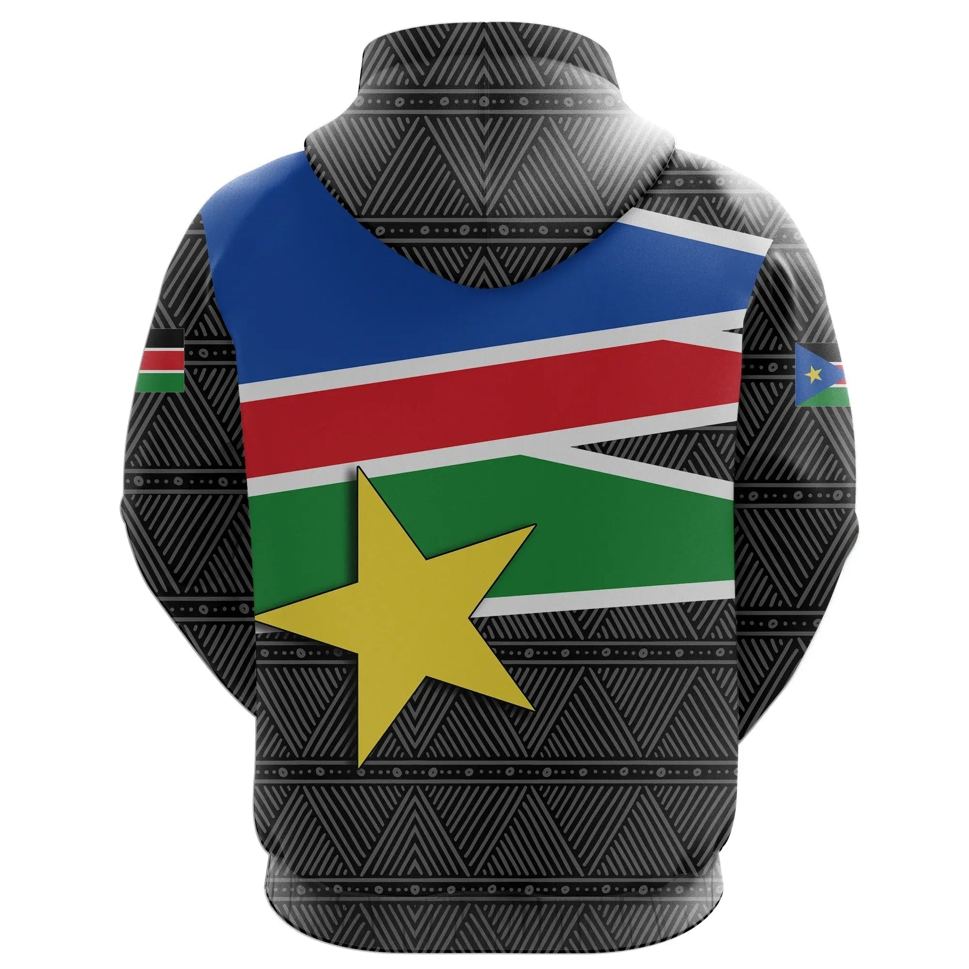 South Sudan All Over Hoodie Flag Coat Of Arms RLT8