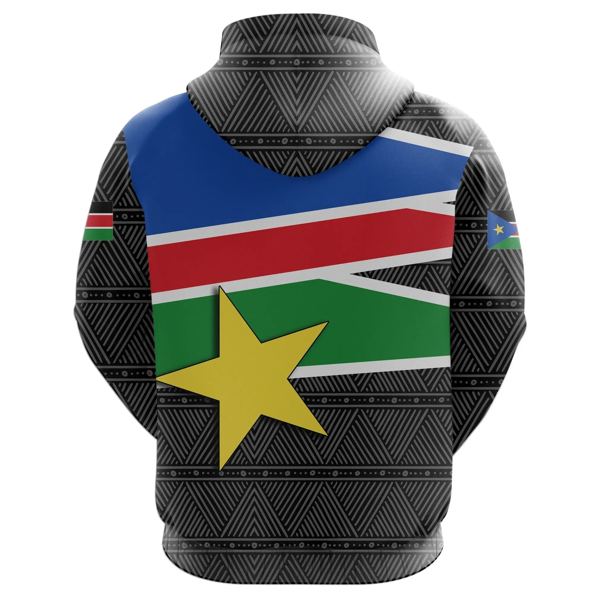 South Sudan All Over Hoodie Flag Coat Of Arms RLT8