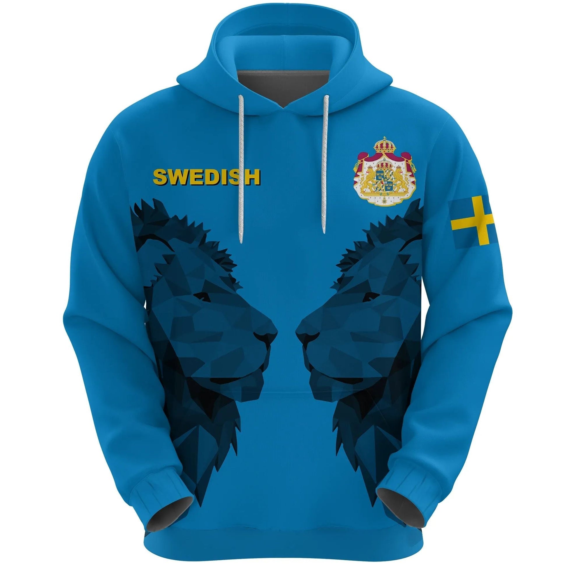Sweden Hoodie Double Lion RLT7