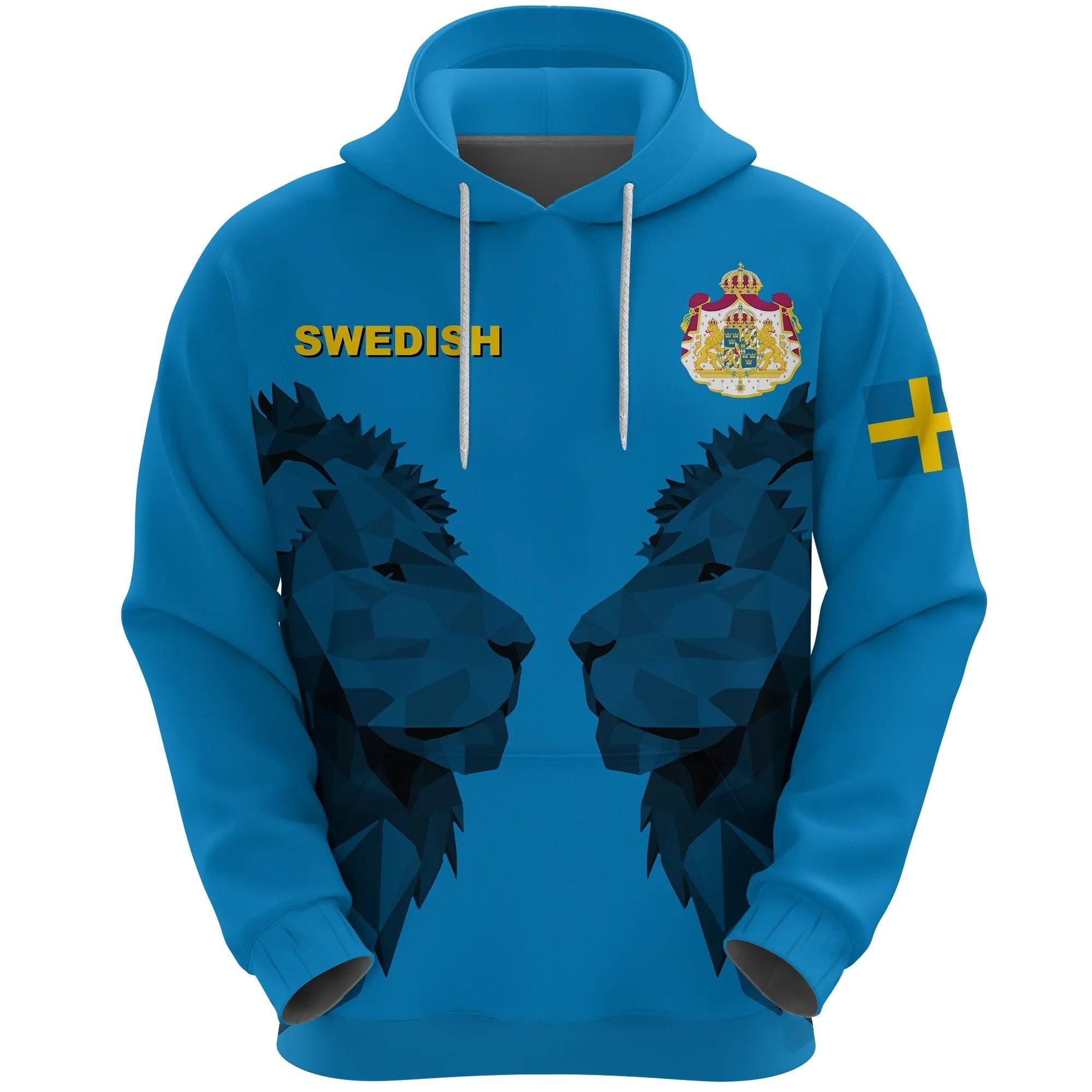 Sweden Hoodie Double Lion RLT7