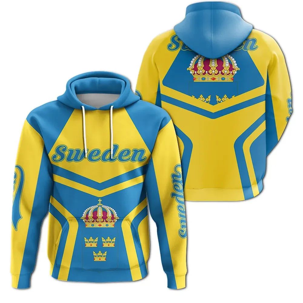 Sweden Hoodie Coat Of Arms My Style RLT7