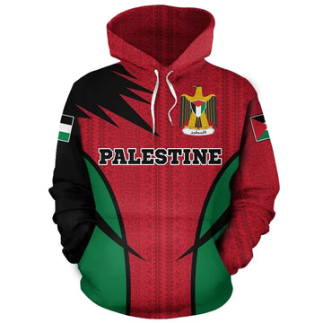 Palestine Hoodie Pullover Active RLT13