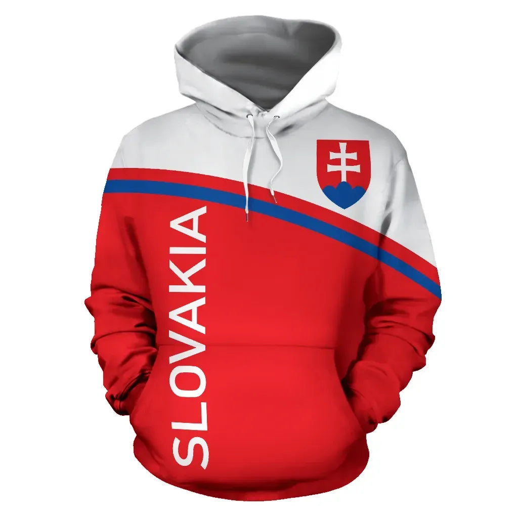 Slovakia All Over Hoodie Curve Version RLT13