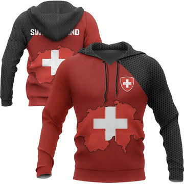 Switzerland Map Special Hoodie RLT13