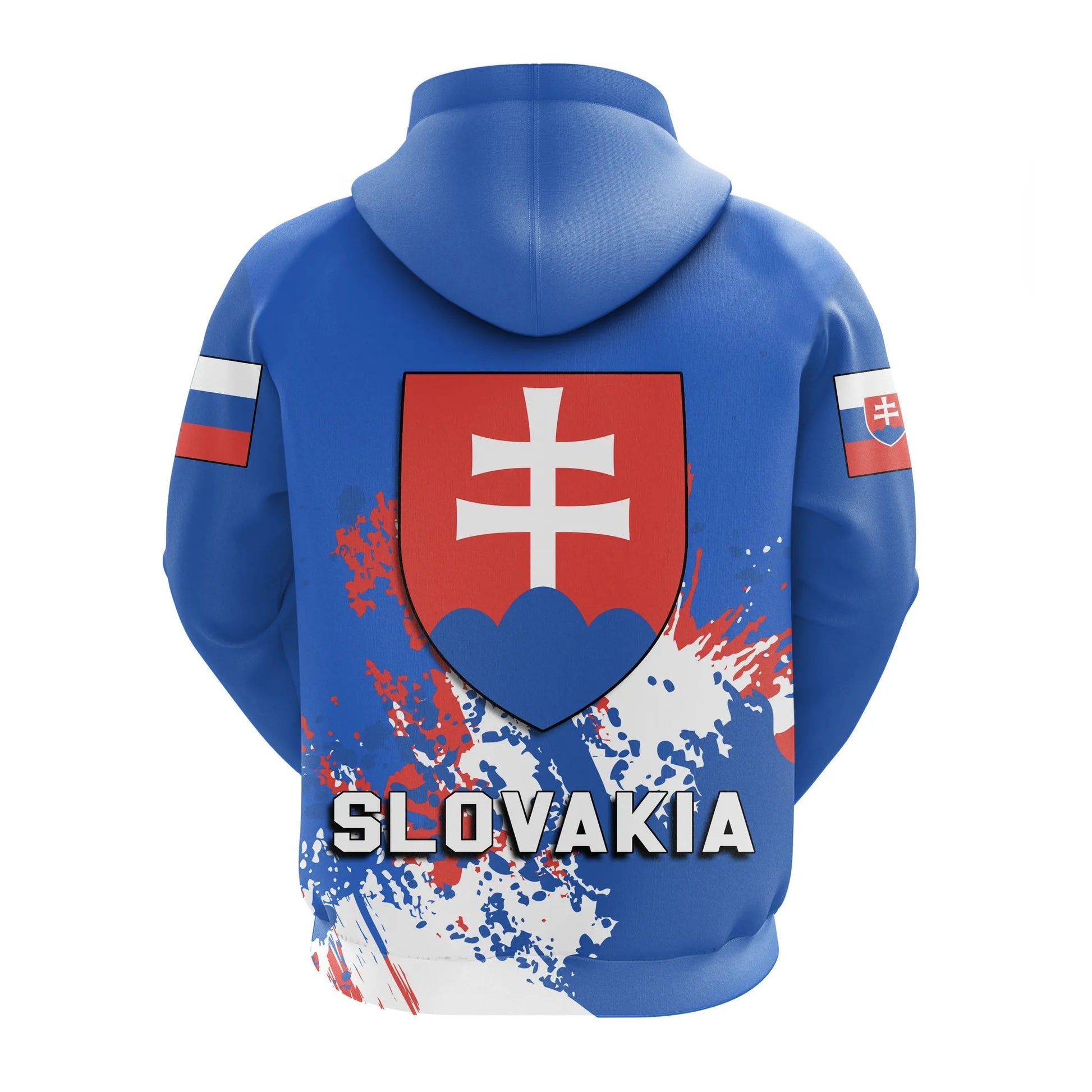 Slovakia Hoodie Coat Of Arms Spaint Style RLT13