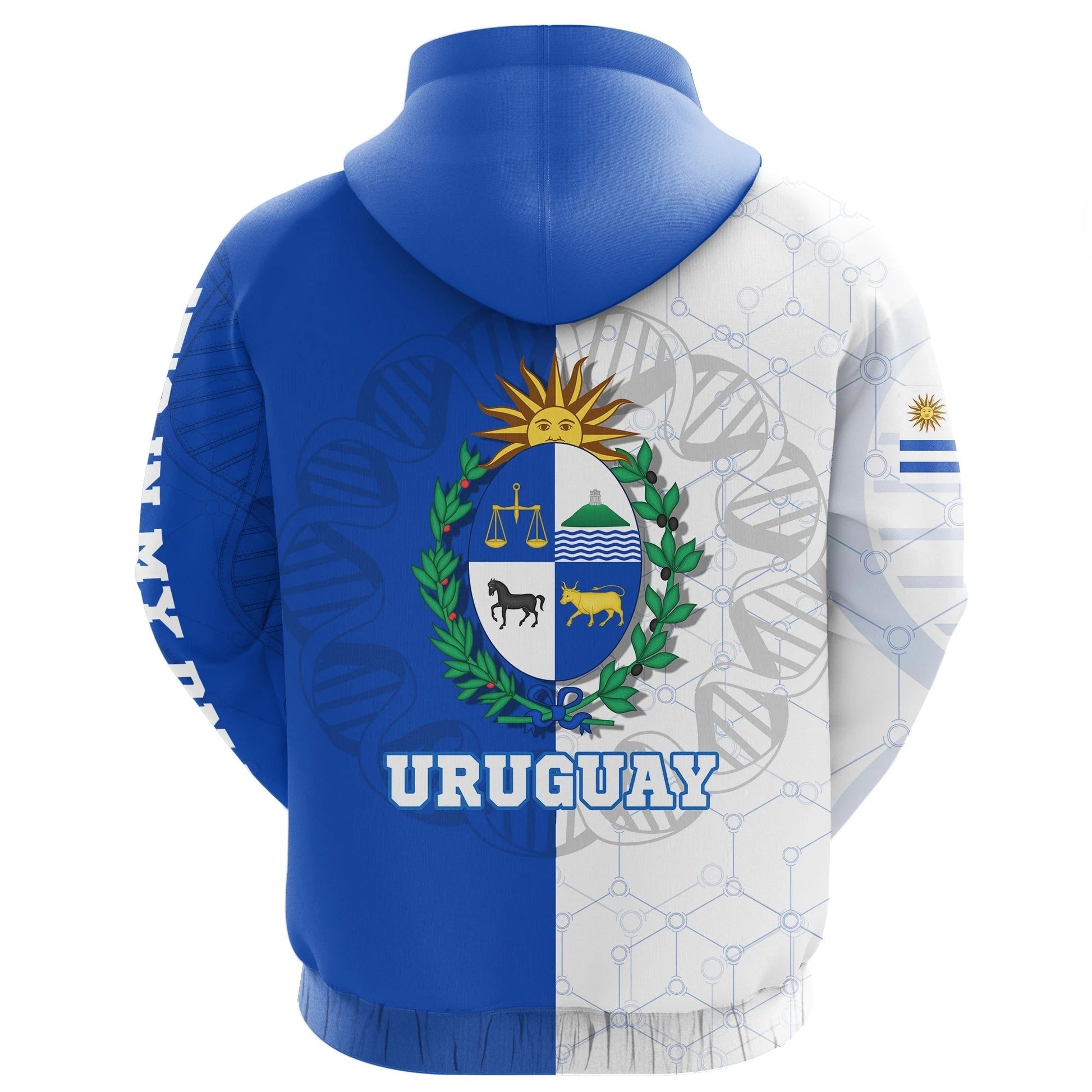 Uruguay DNA Hoodie Sun Of May RLT6