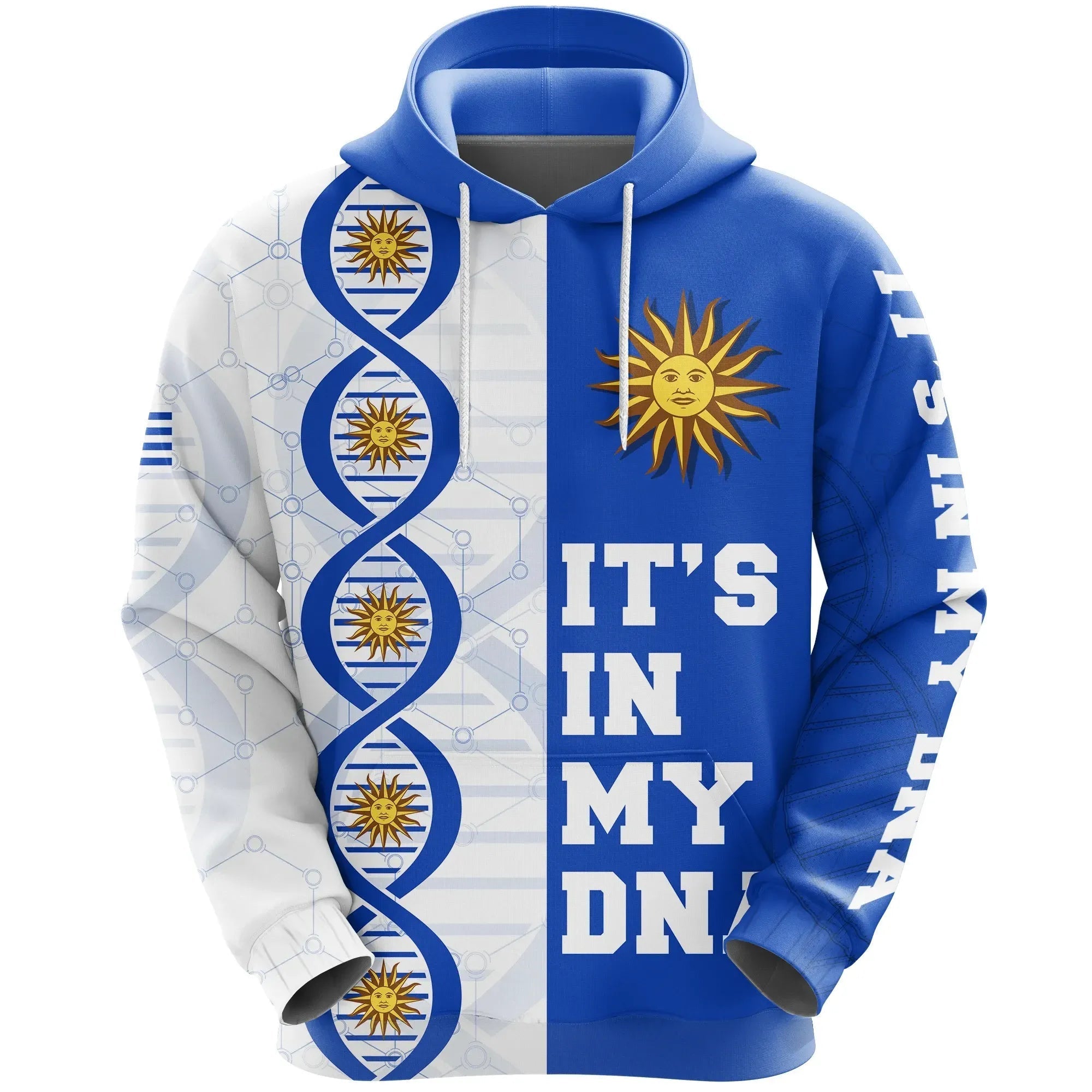 Uruguay DNA Hoodie Sun Of May RLT6