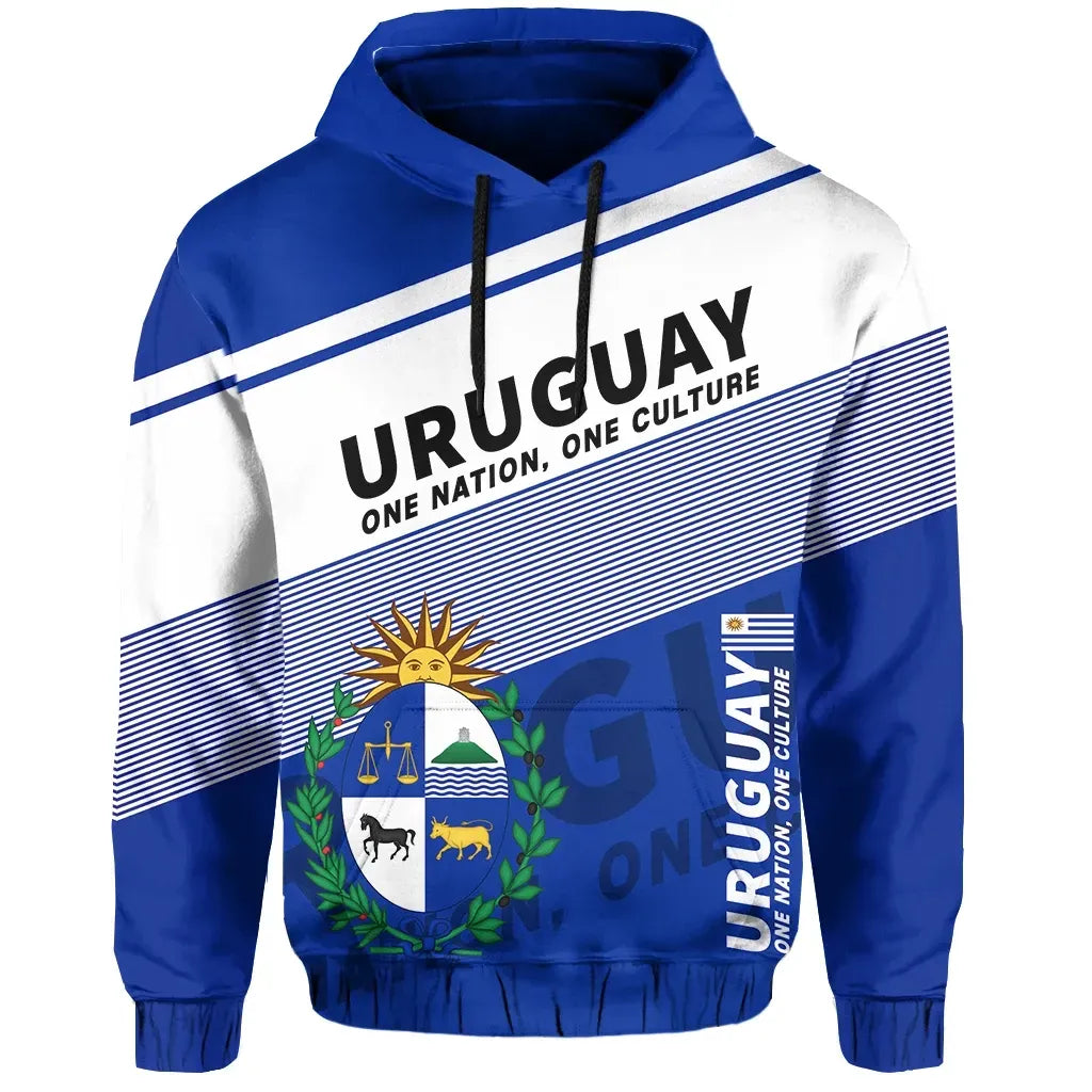 Uruguay Hoodie Flag Motto Limited Style RLT6
