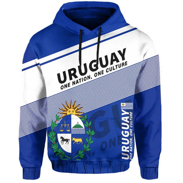 Uruguay Hoodie Flag Motto Limited Style RLT6