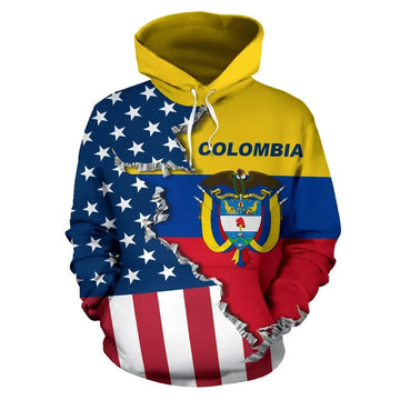 One Heart 2 Homes USA Colombia Hoodie RLT7