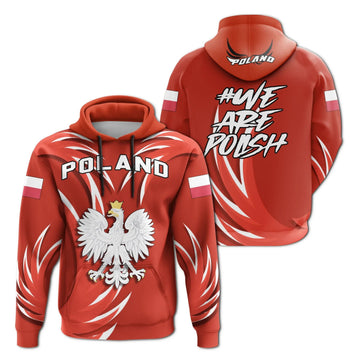 Poland Coat Of Arms Flag Hoodie Wings Style RLT7