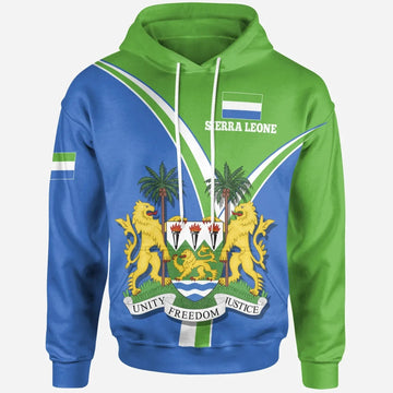 Sierra Leone Hoodie Sierra Leone Pride RLT7