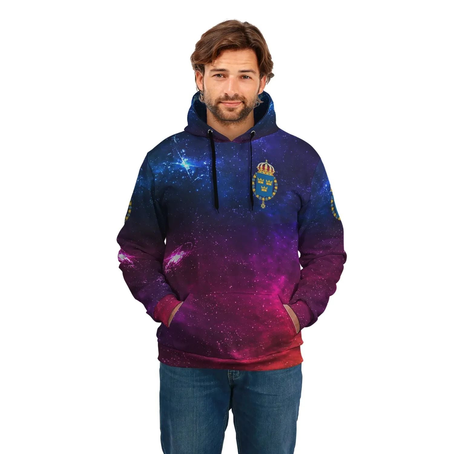 Sweden 3 Hoodie Galaxy RLT7