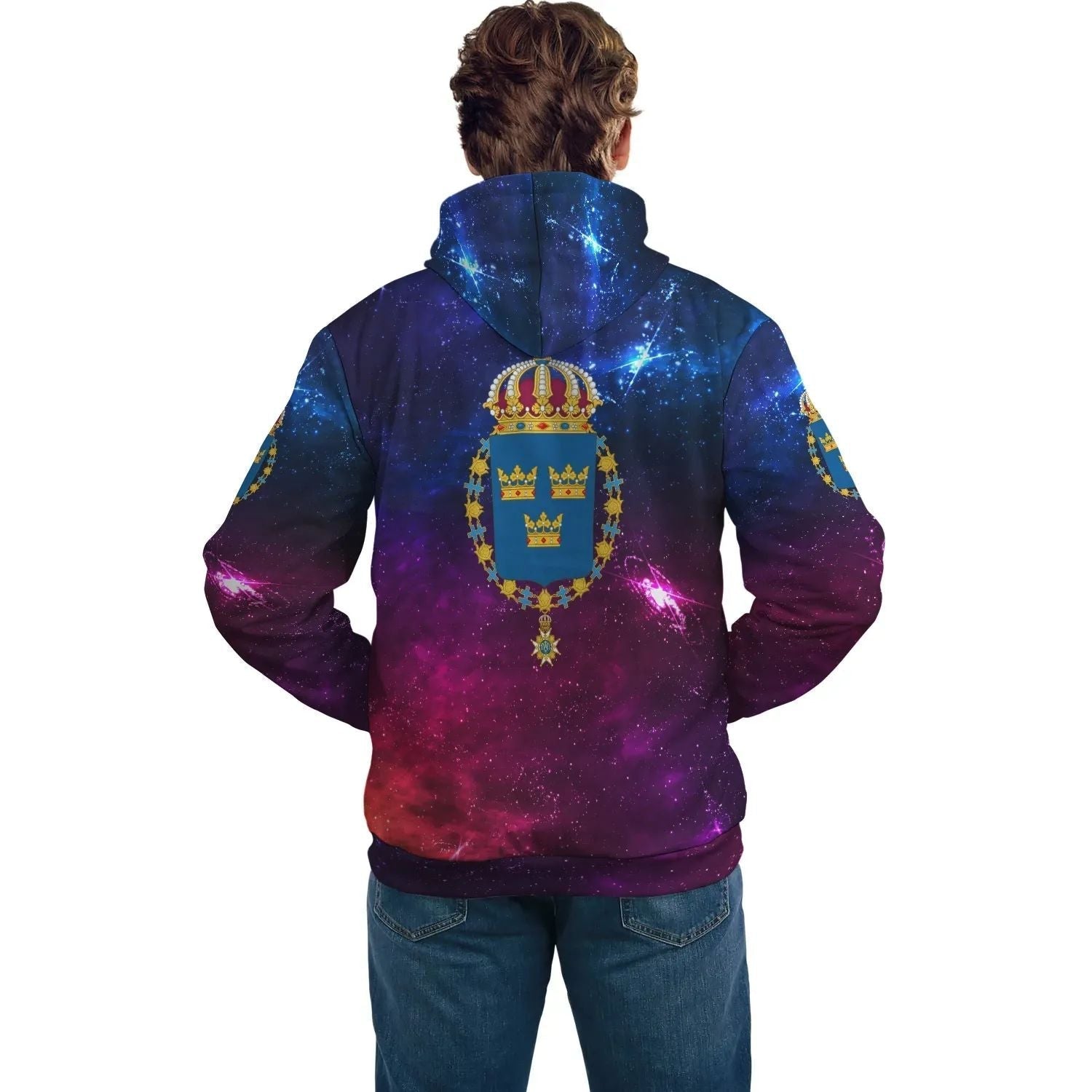 Sweden 3 Hoodie Galaxy RLT7