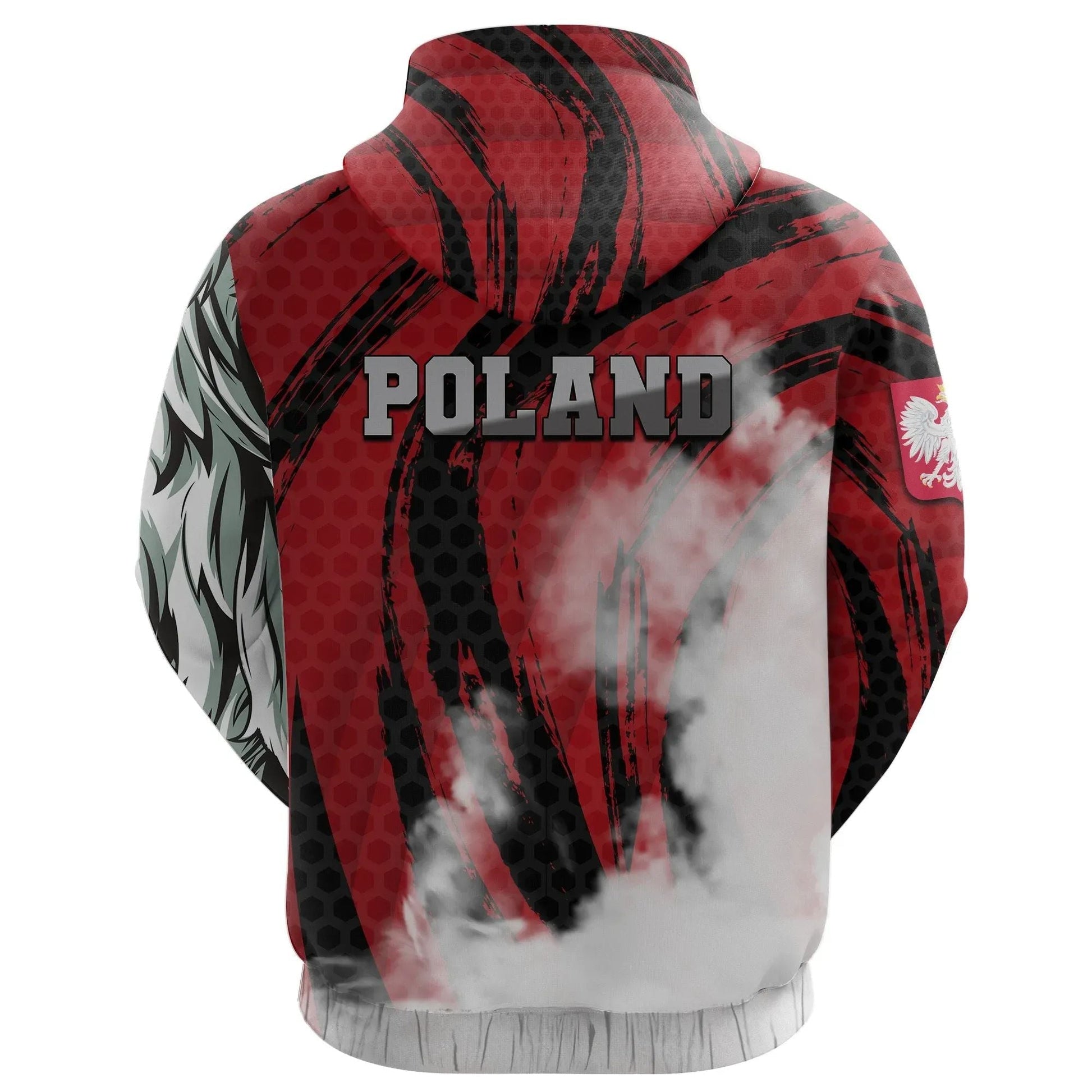 Poland Hoodie Polish White Eagle Powerful RLT7