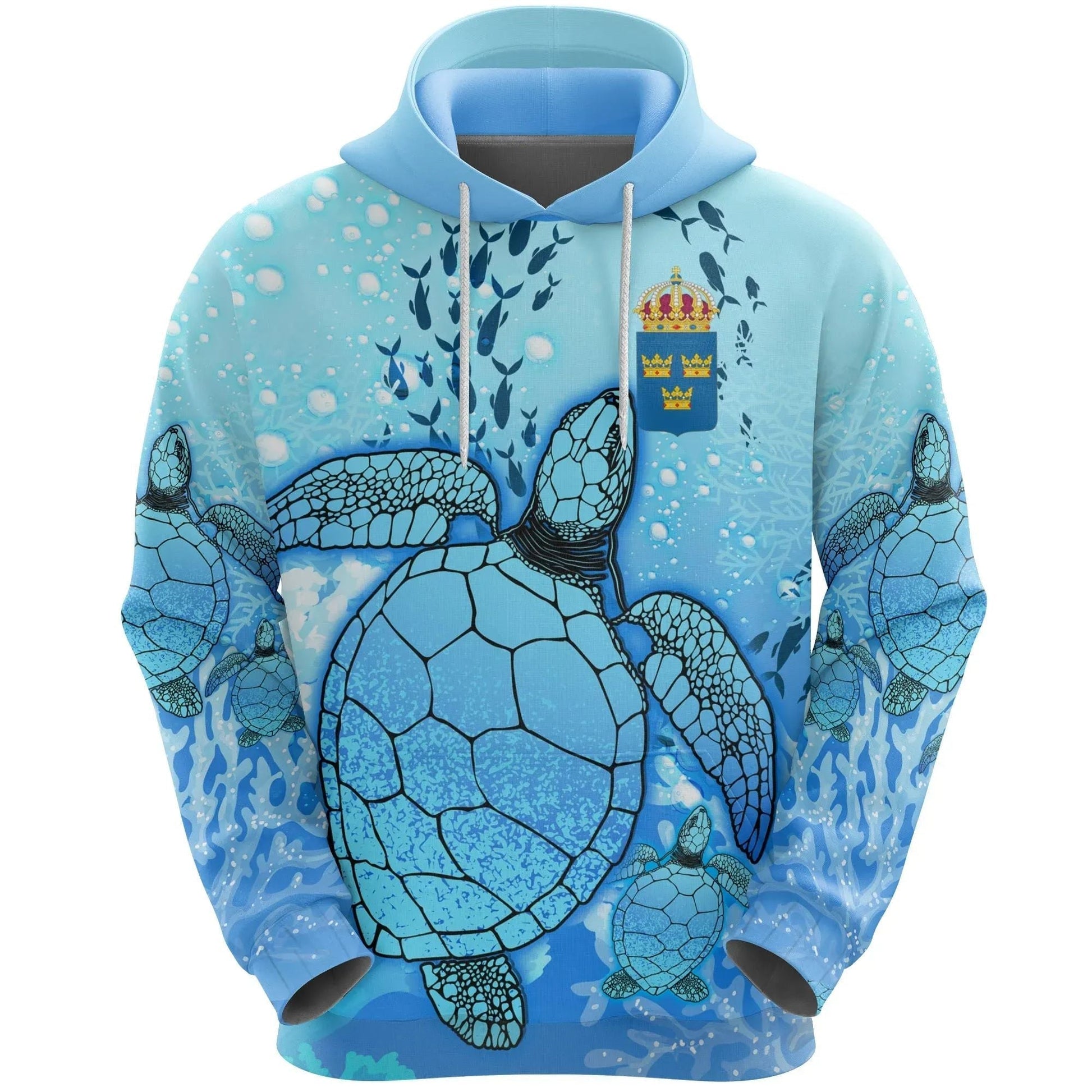 Sweden Hoodie Ocean Life RLT7