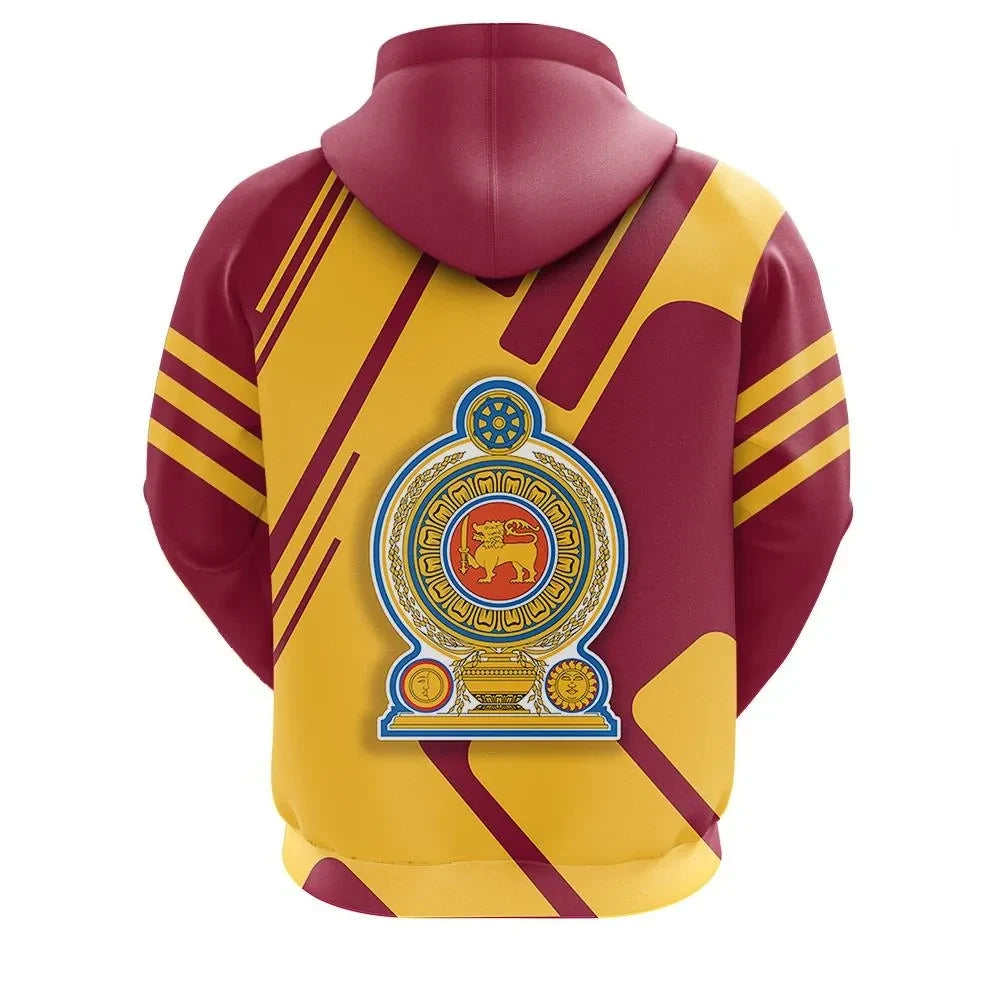 Sri Lanka Hoodie Coat Of Arms Rockie RLT7